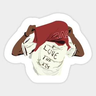 I Love The Lads - Ian Wright Sticker